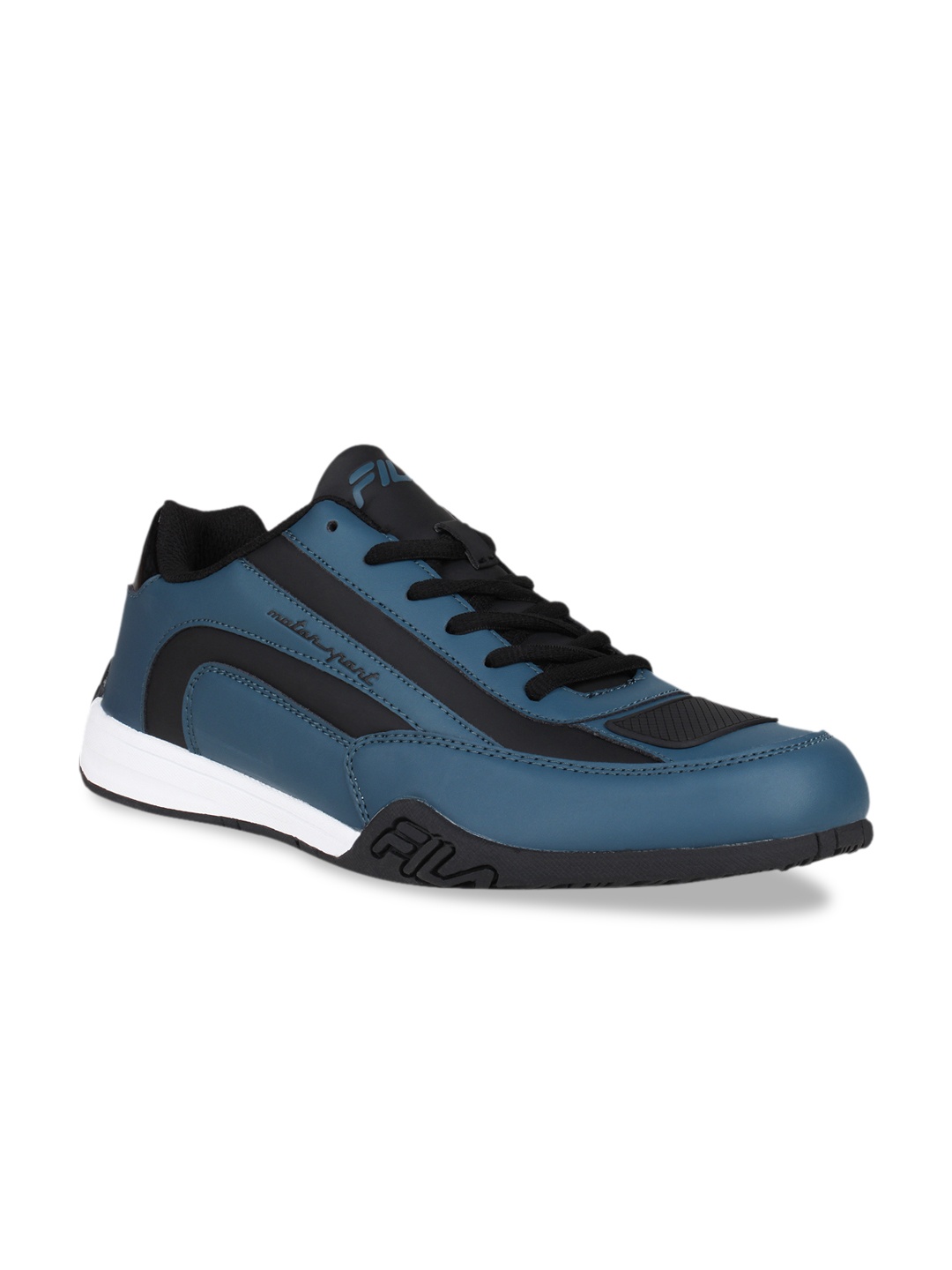 

FILA Men APEX Blue Solid Running Shoes