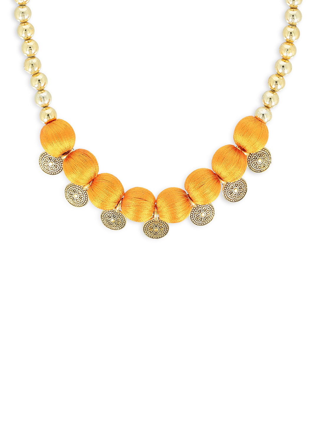 

AKSHARA Gold-Toned Handcrafted Necklace