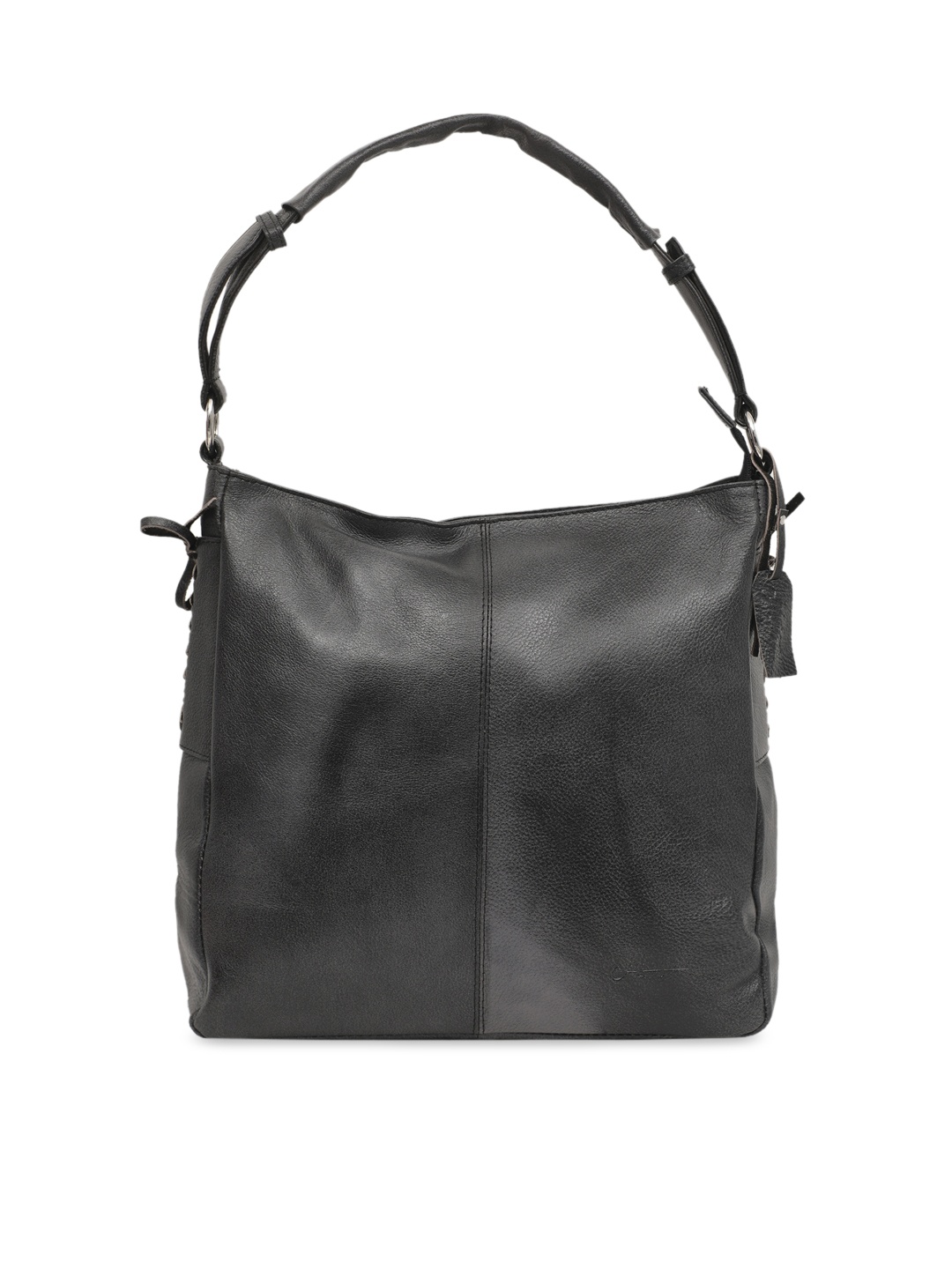 

Musqari Black Solid Shoulder Leather Bag