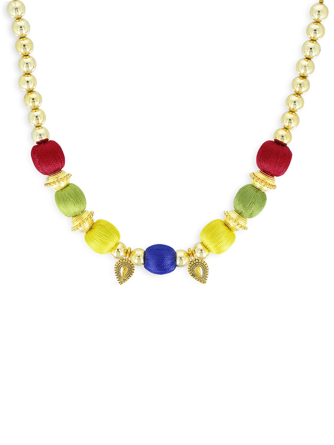 AKSHARA Girls Multicoloured Handcrafted Necklace, Multi