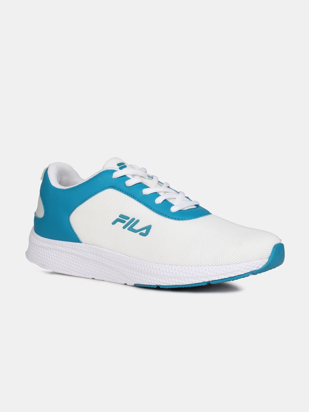 

FILA Women White PU Running Shoes
