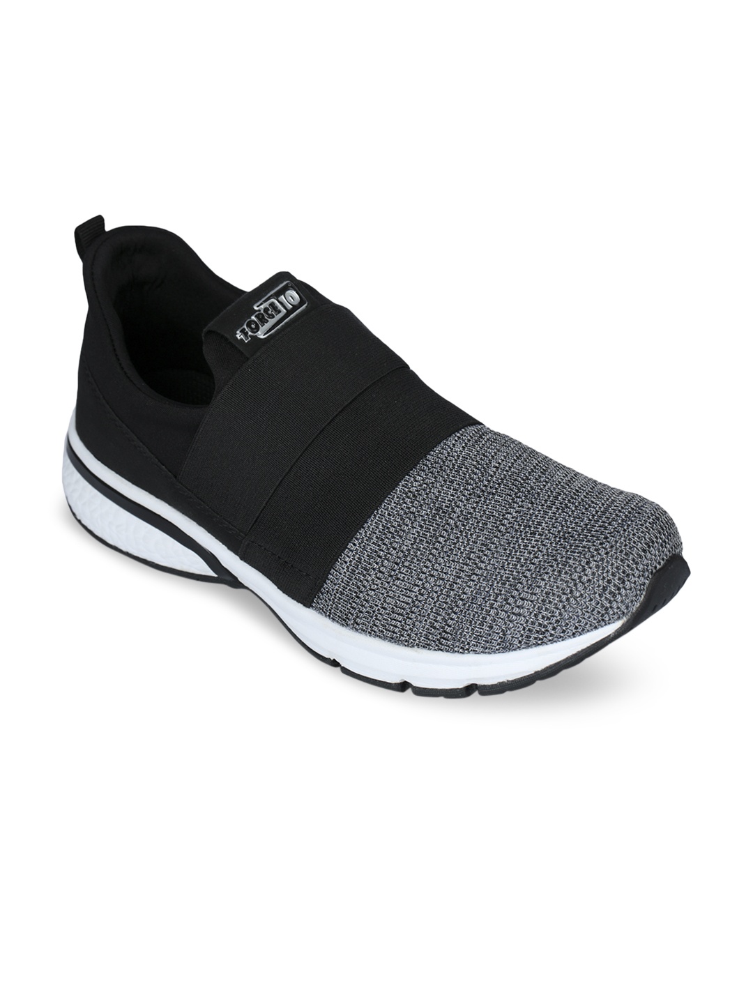 

Liberty Men Black & Grey Walking Shoes