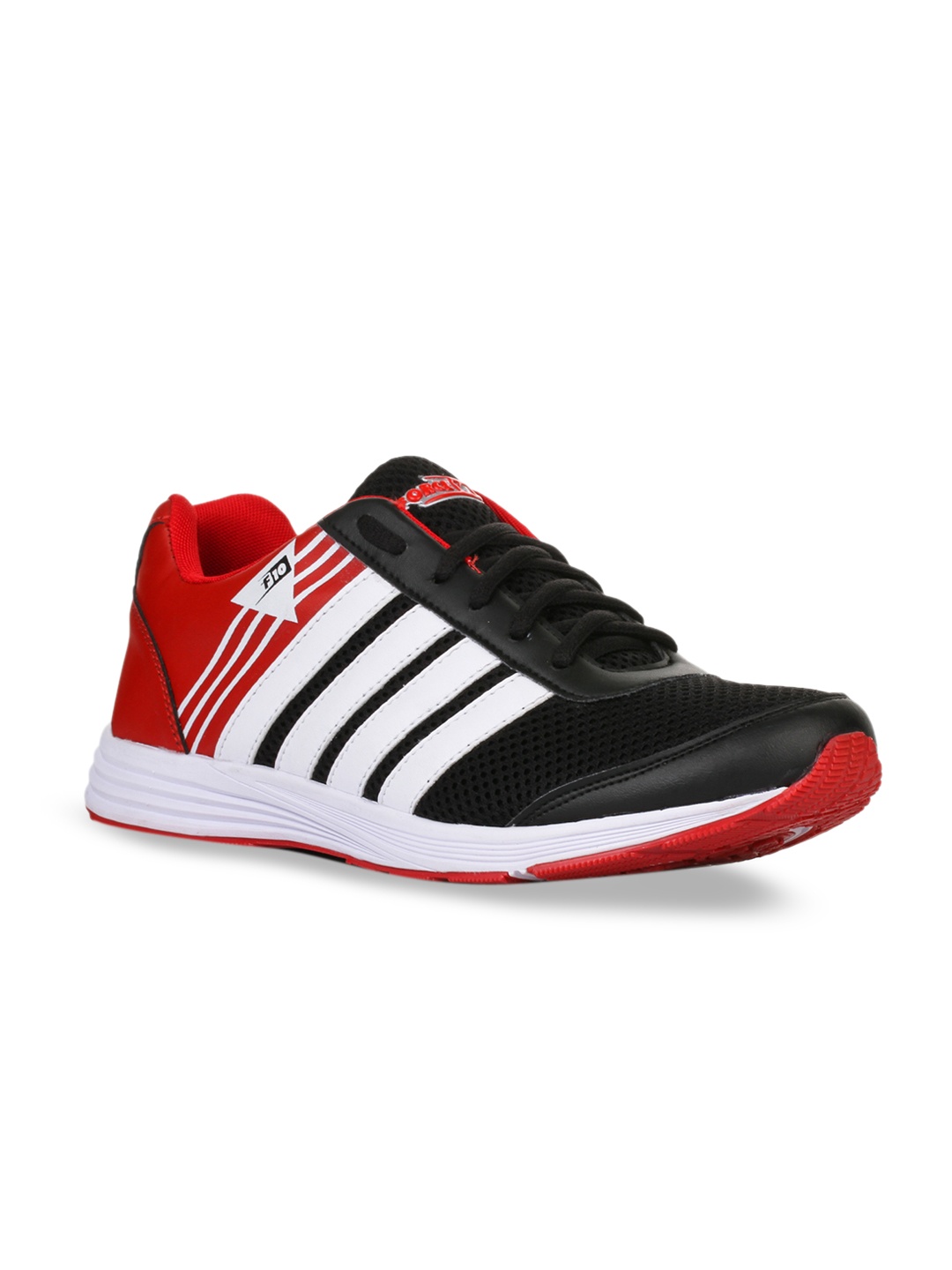 

Liberty Men Red & Black Colourblocked Running Shoes