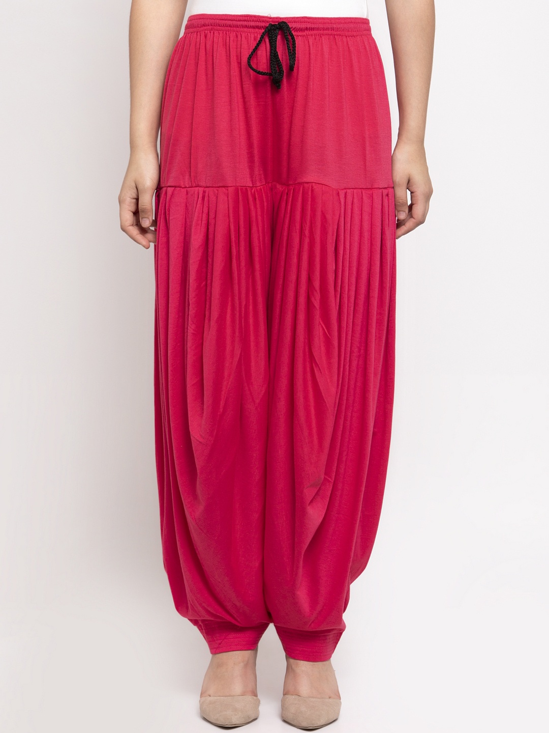 GRACIT Women Pink Solid Patiala Salwar