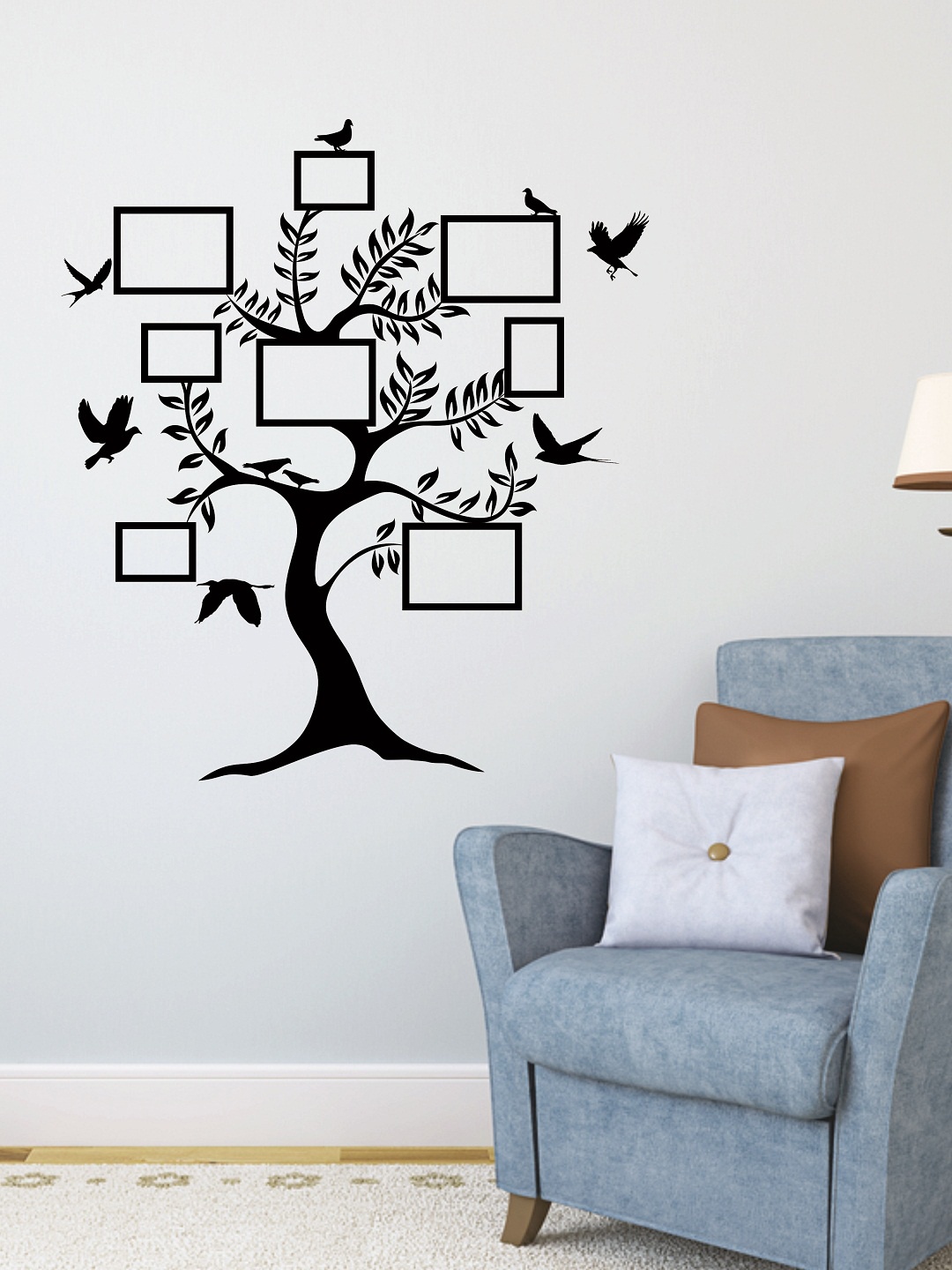 

WALLSTICK Black Tree Large Vinyl Wall Sticker