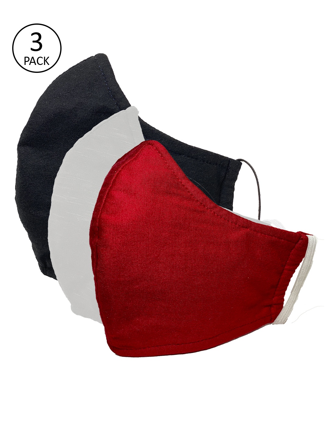 

Sera Kids 3 Pcs 3-Ply Outdoor Reusable Protective Fabric Masks, Multi