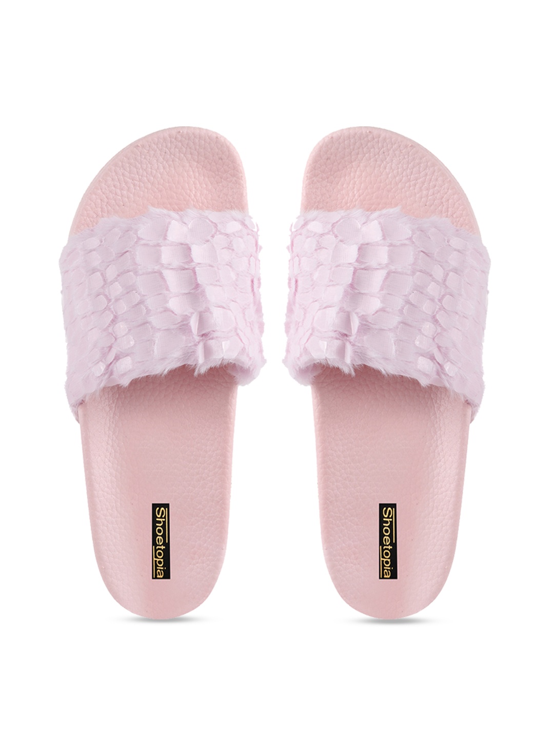 

Shoetopia Women Pink Solid Room Slippers