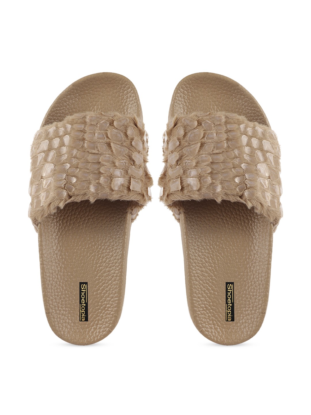 

Shoetopia Women Brown Solid Room Slippers