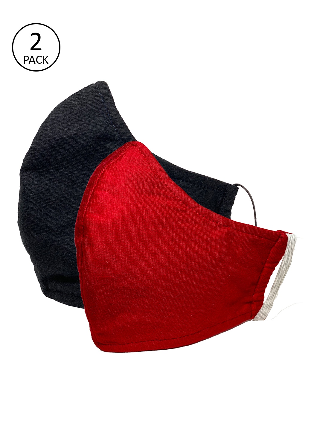 

Sera Kids 2 Pcs 3-Ply Reusable Outdoor Fabric Masks, Red
