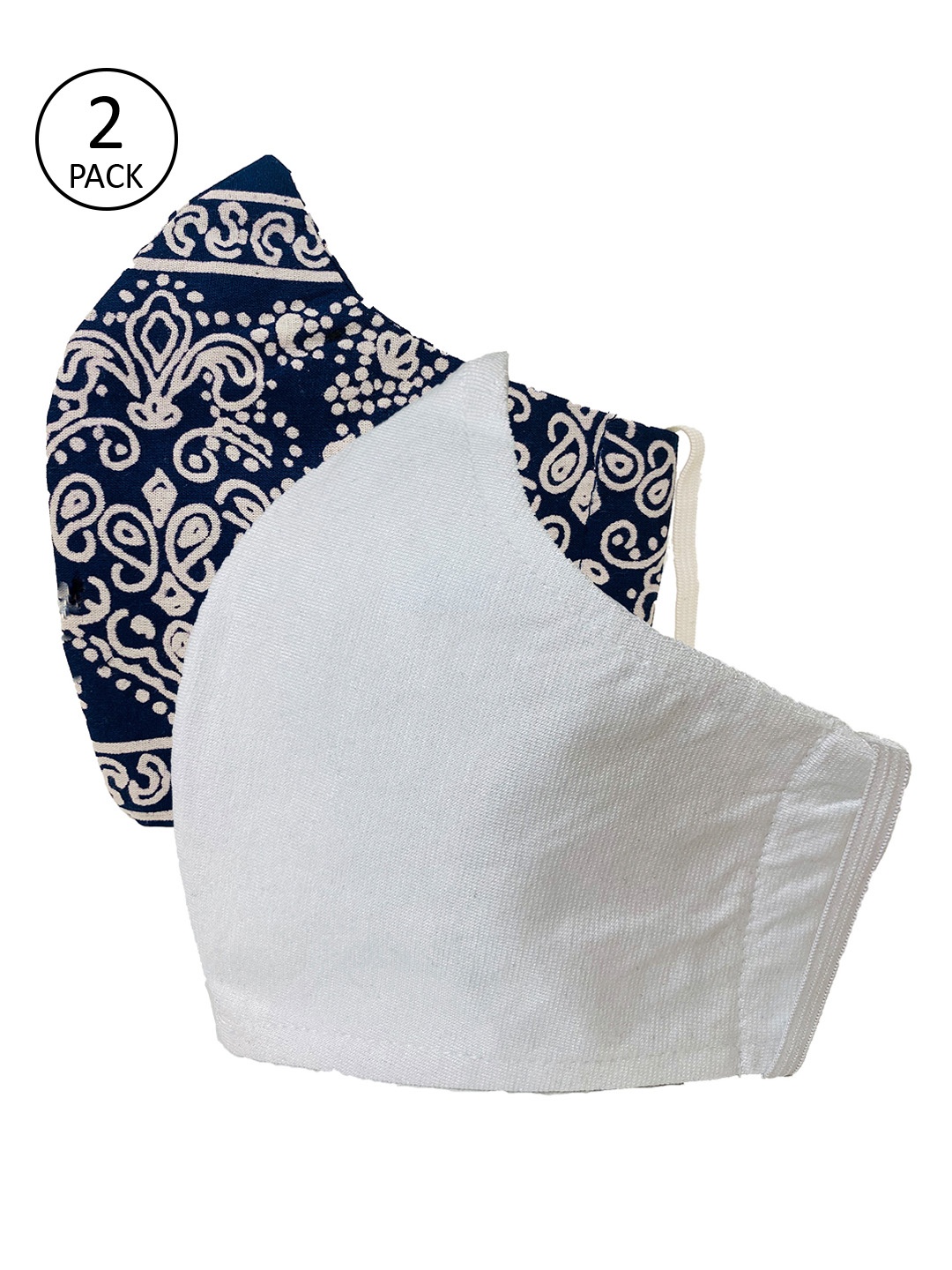 

Sera Kids 2 Pcs 3 Ply Reusable Cloth Masks, Multi