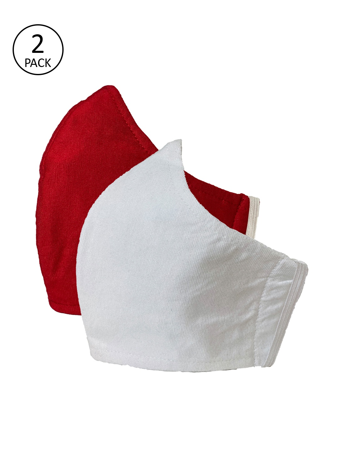 

Sera Kids 2 Pcs 3-Ply Reusable Outdoor Fabric Masks, Red