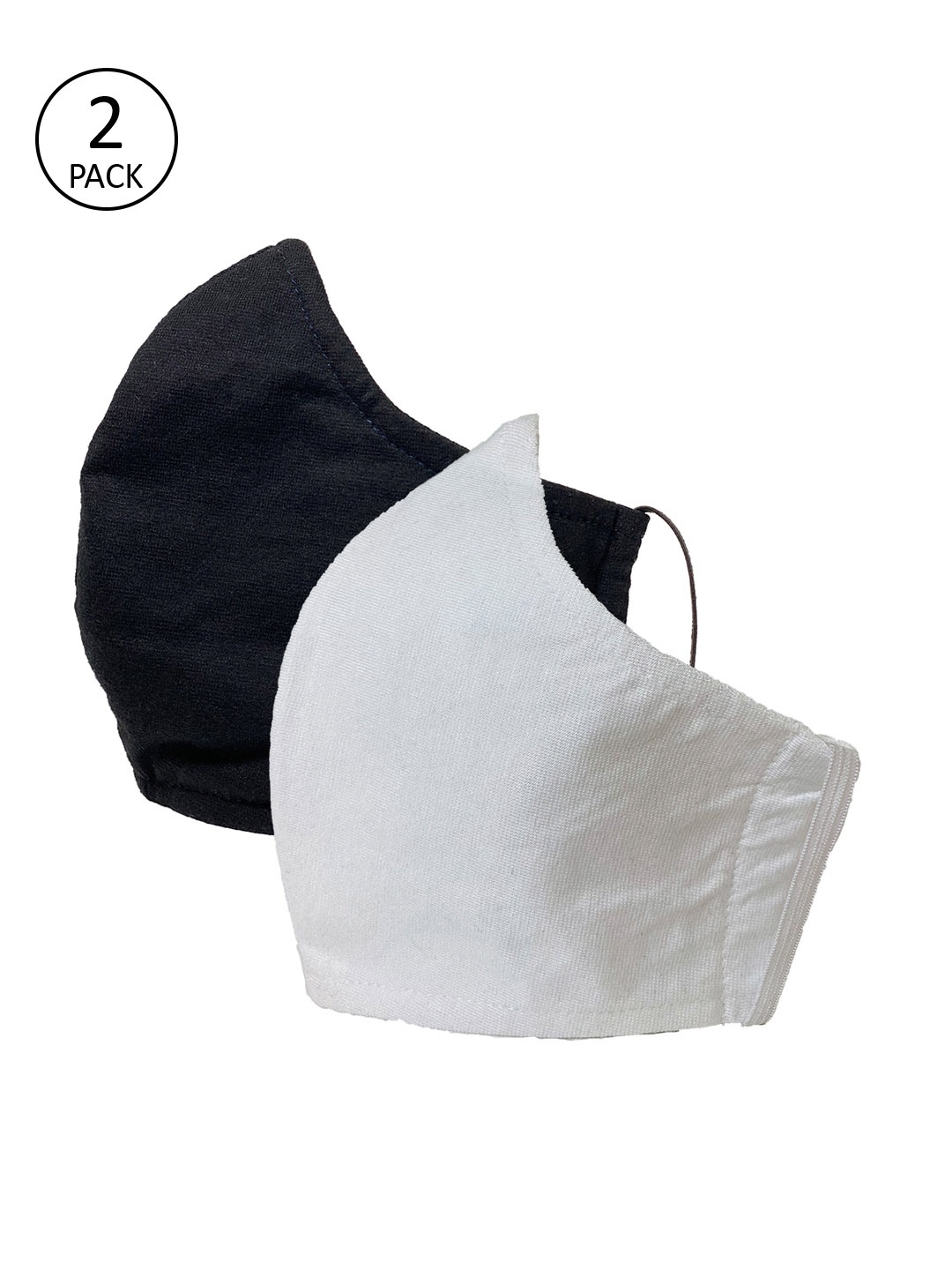 

Sera Kids 2 Pcs 3 Ply Reusable Cloth Masks, Multi