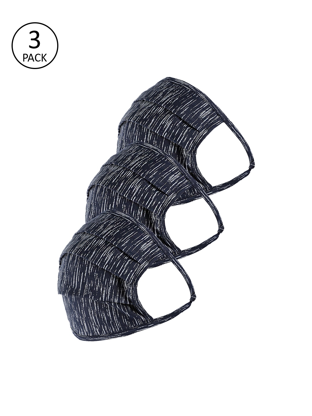 

Richlook Men 3Pcs 2 Ply Protective Outdoor Face Masks, Blue