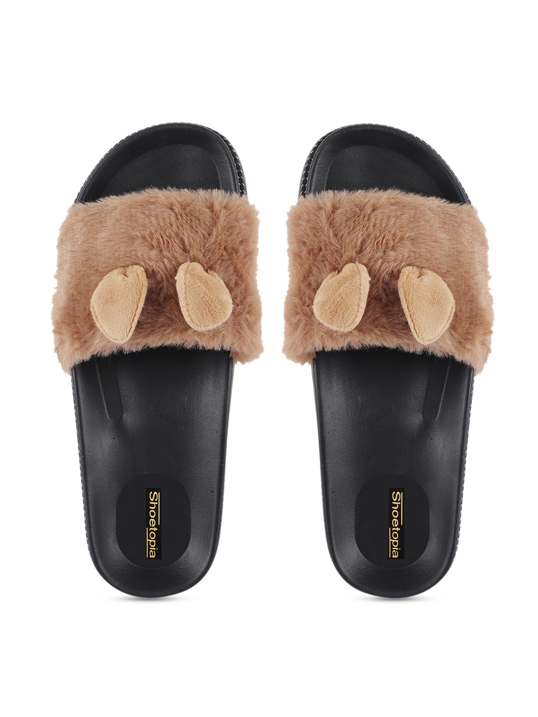 

Shoetopia Women Tan Brown Solid Thong Flip-Flops