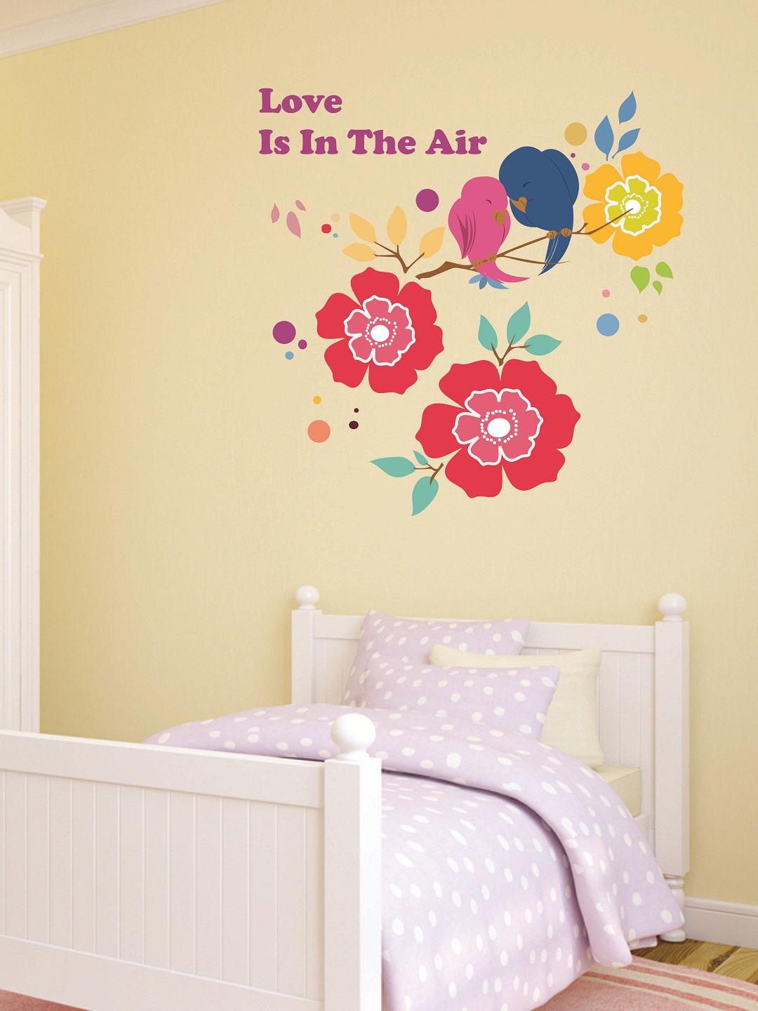 

WALLSTICK Red & Yellow Large Vinyl Sticker