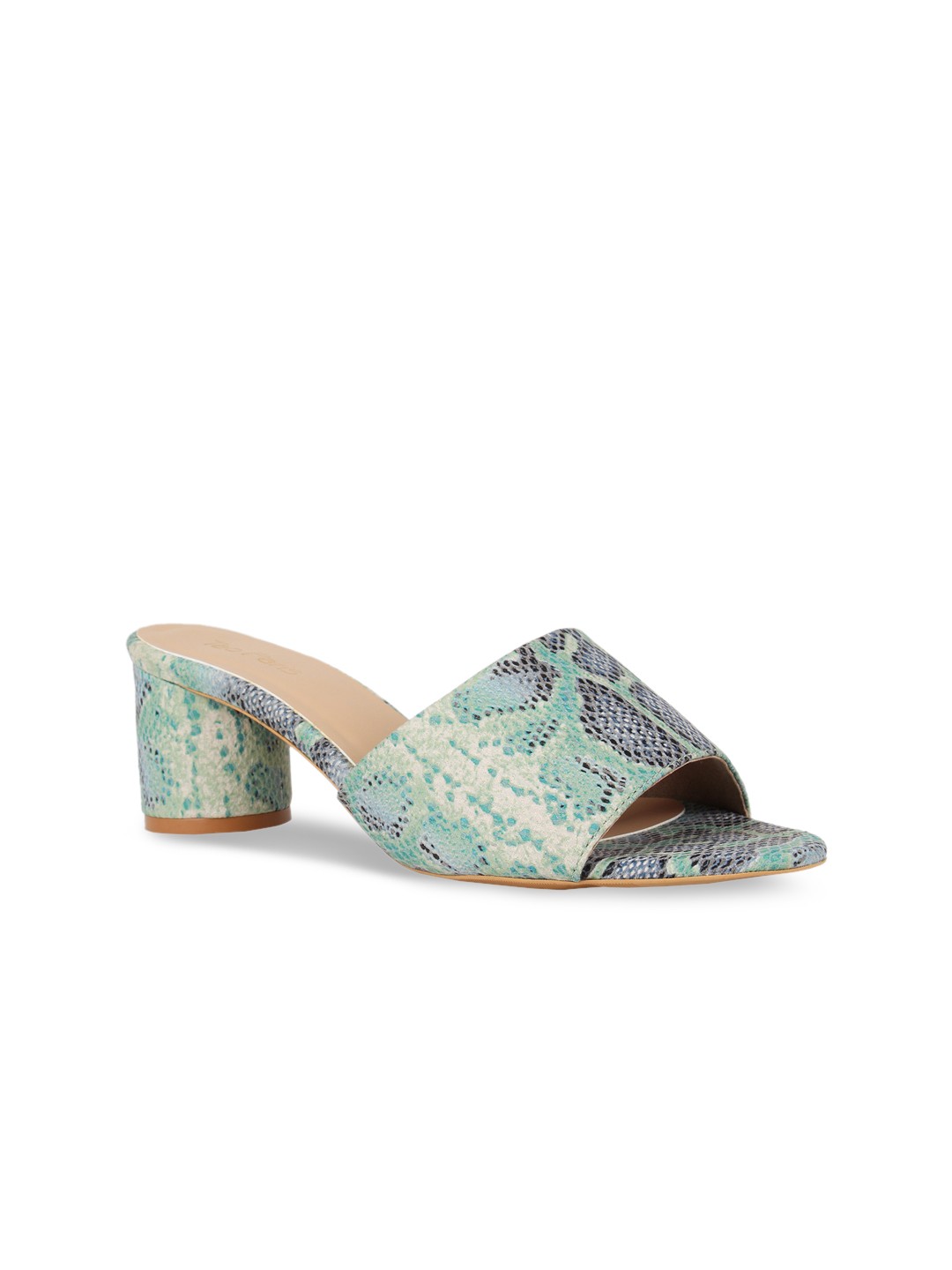 

Tao Paris Women Green Textured Sandals