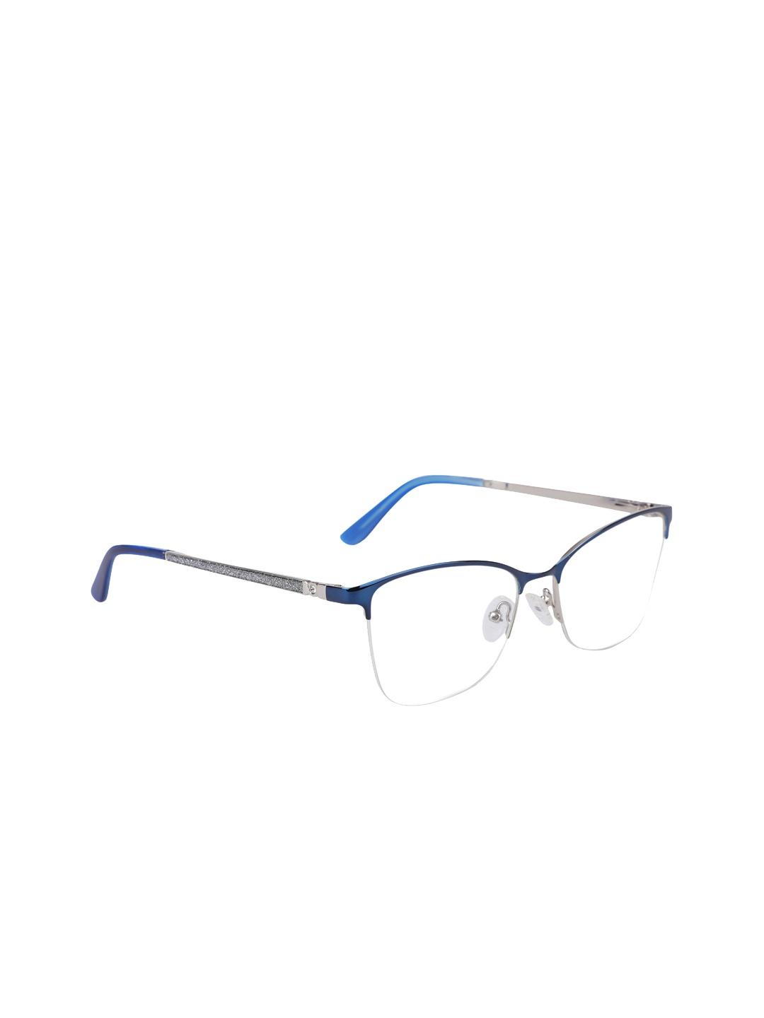 

MARC LOUIS Women Blue Solid Half Rim Rectangle Frames MARC LOUIS GH7204 C05 54 FR