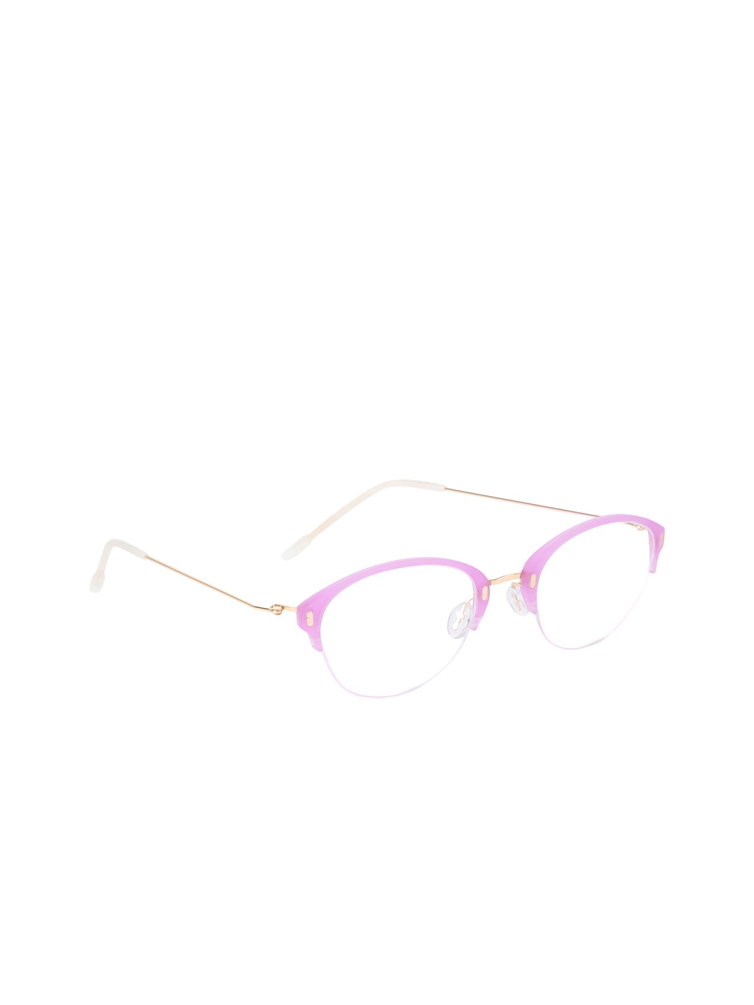 

MARC LOUIS Women Purple Solid Half Rim Oval Frames 2231 C02