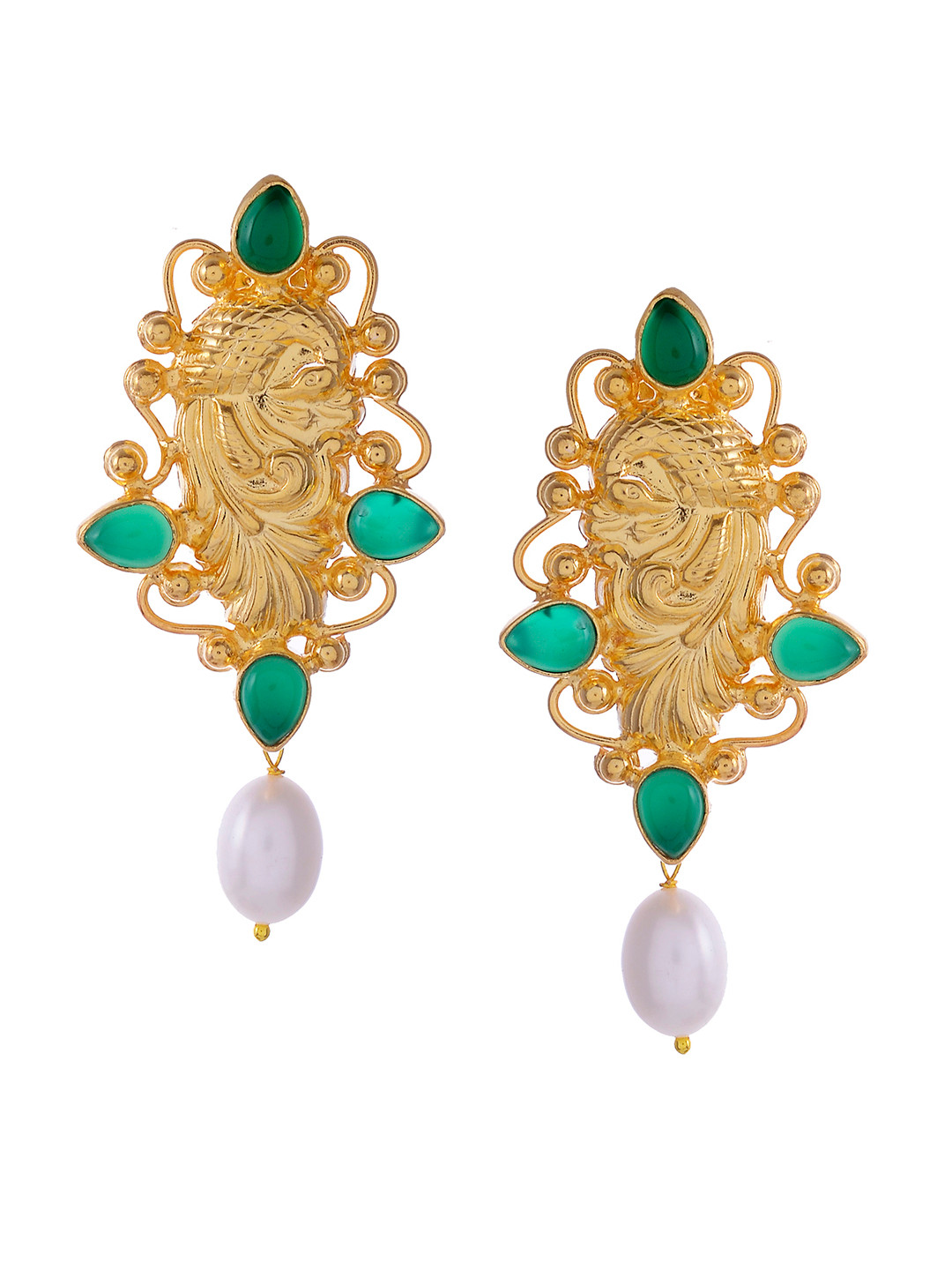 

Silvermerc Designs 925 Sterling Silver & Gold-Plated Contemporary Drop Earrings