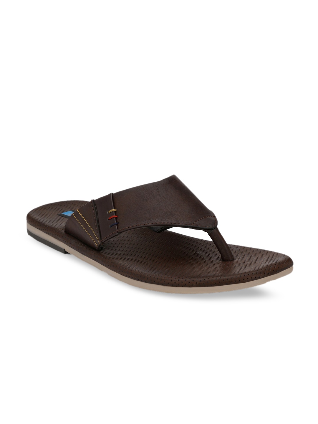 

Ferraiolo Men Brown Solid Comfort Sandals