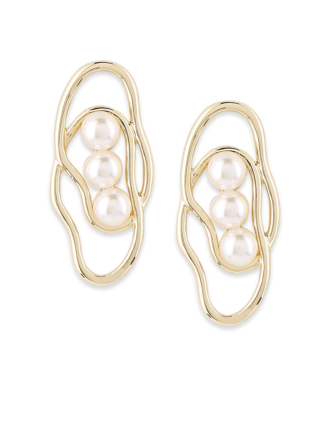 

20Dresses Gold-Plated Contemporary Drop Earrings