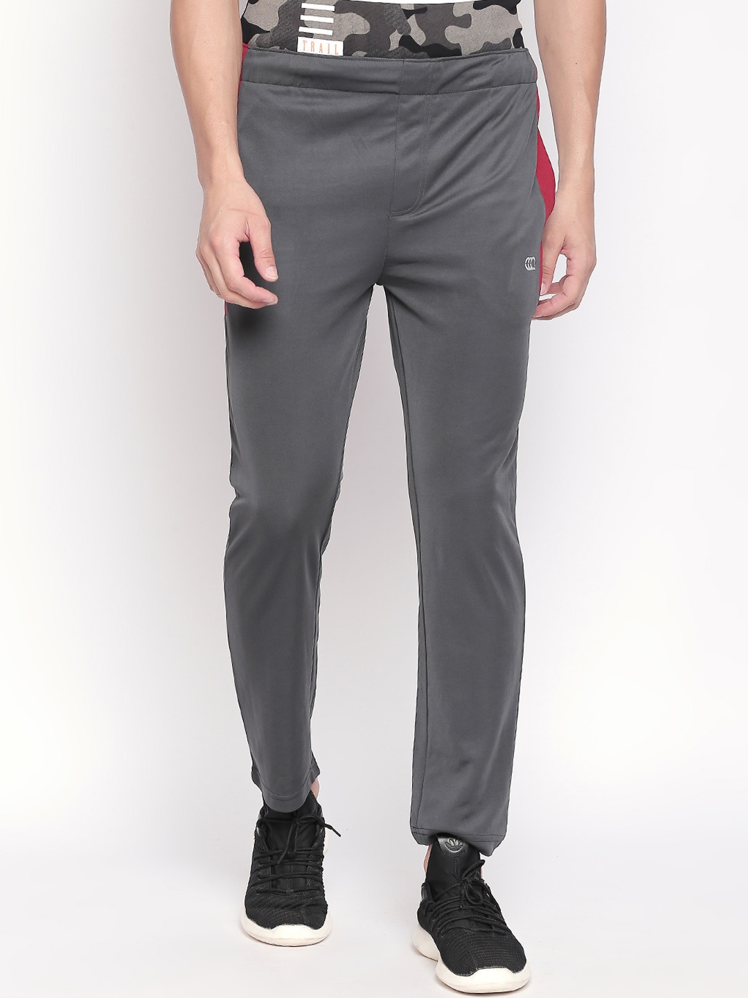 

Ajile by Pantaloons Men Grey Solid Slim-Fit Track Pants