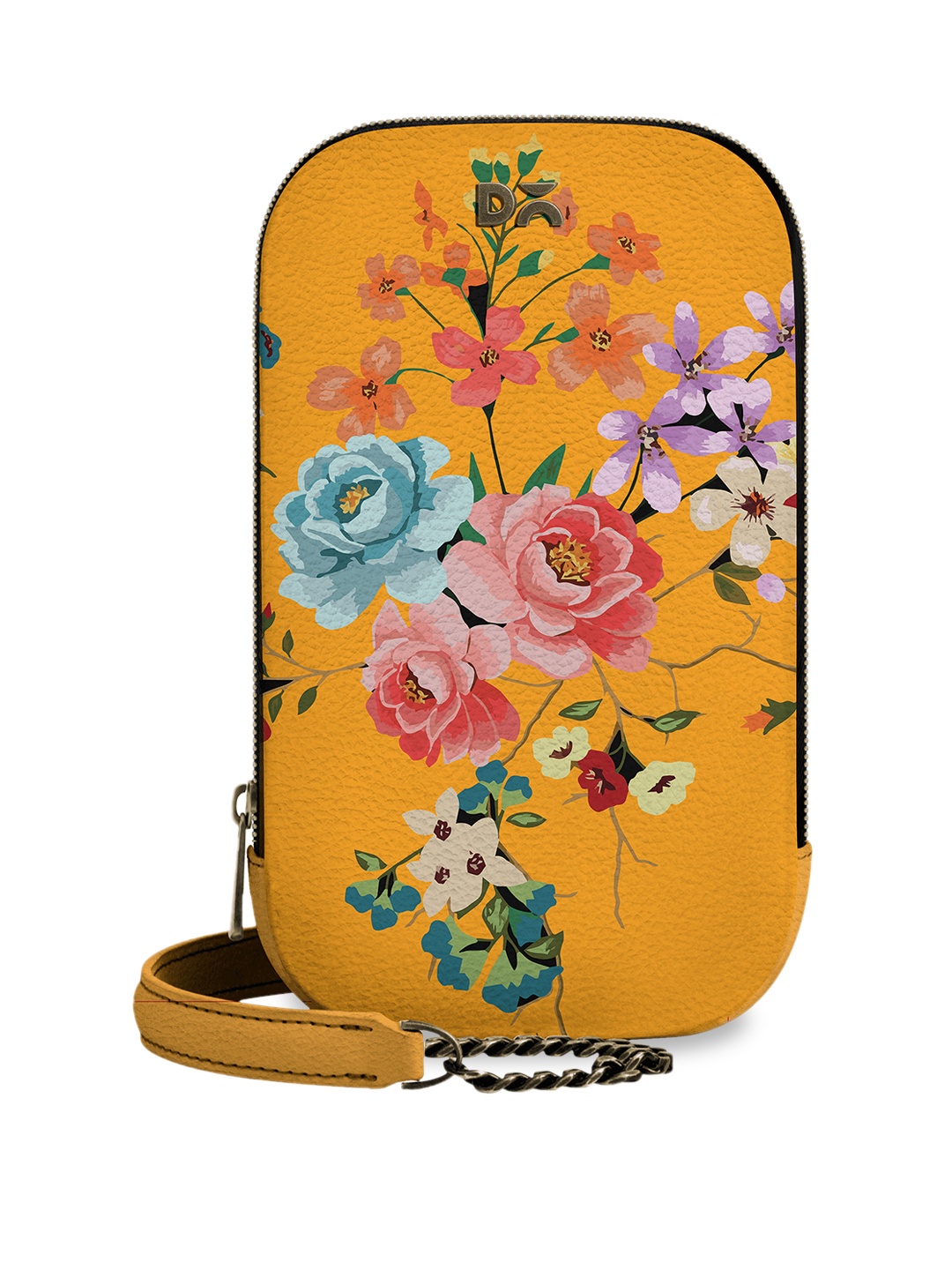 

DailyObjects Multicoloured Floral Print Sling Bag, Multi