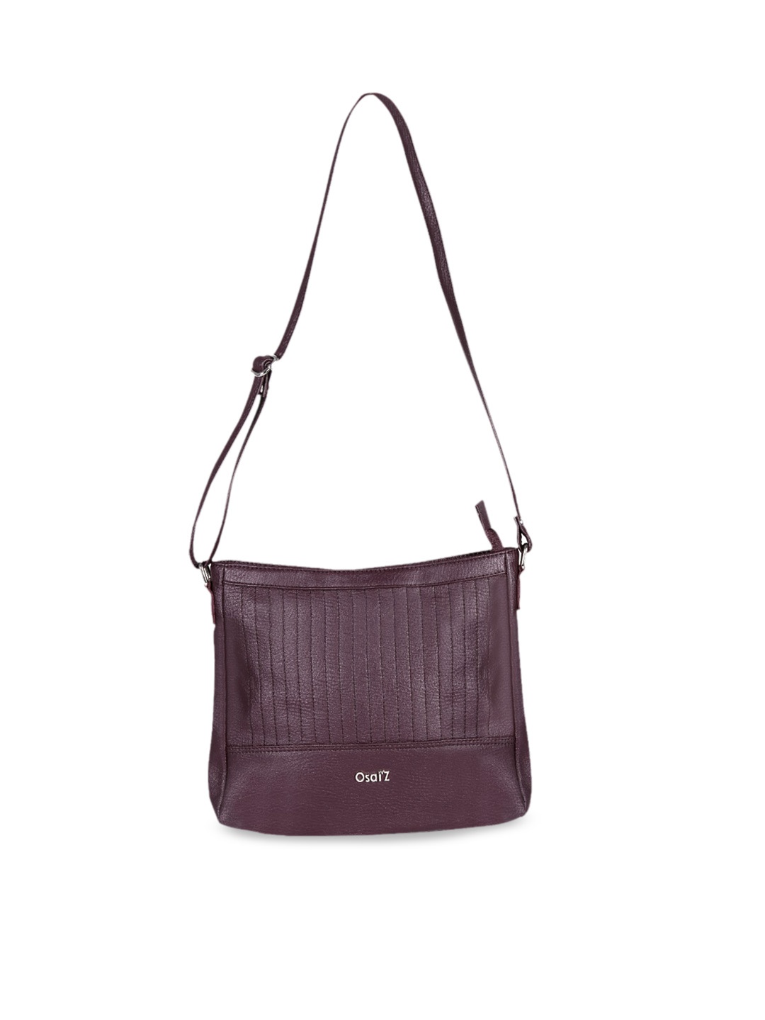 

OsaiZ Brown Self Design Sling Bag
