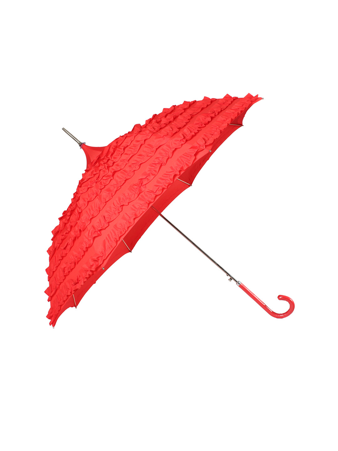 

Johns Unisex Red Solid 585 Bridal Collection Semi-Automatic Umbrella