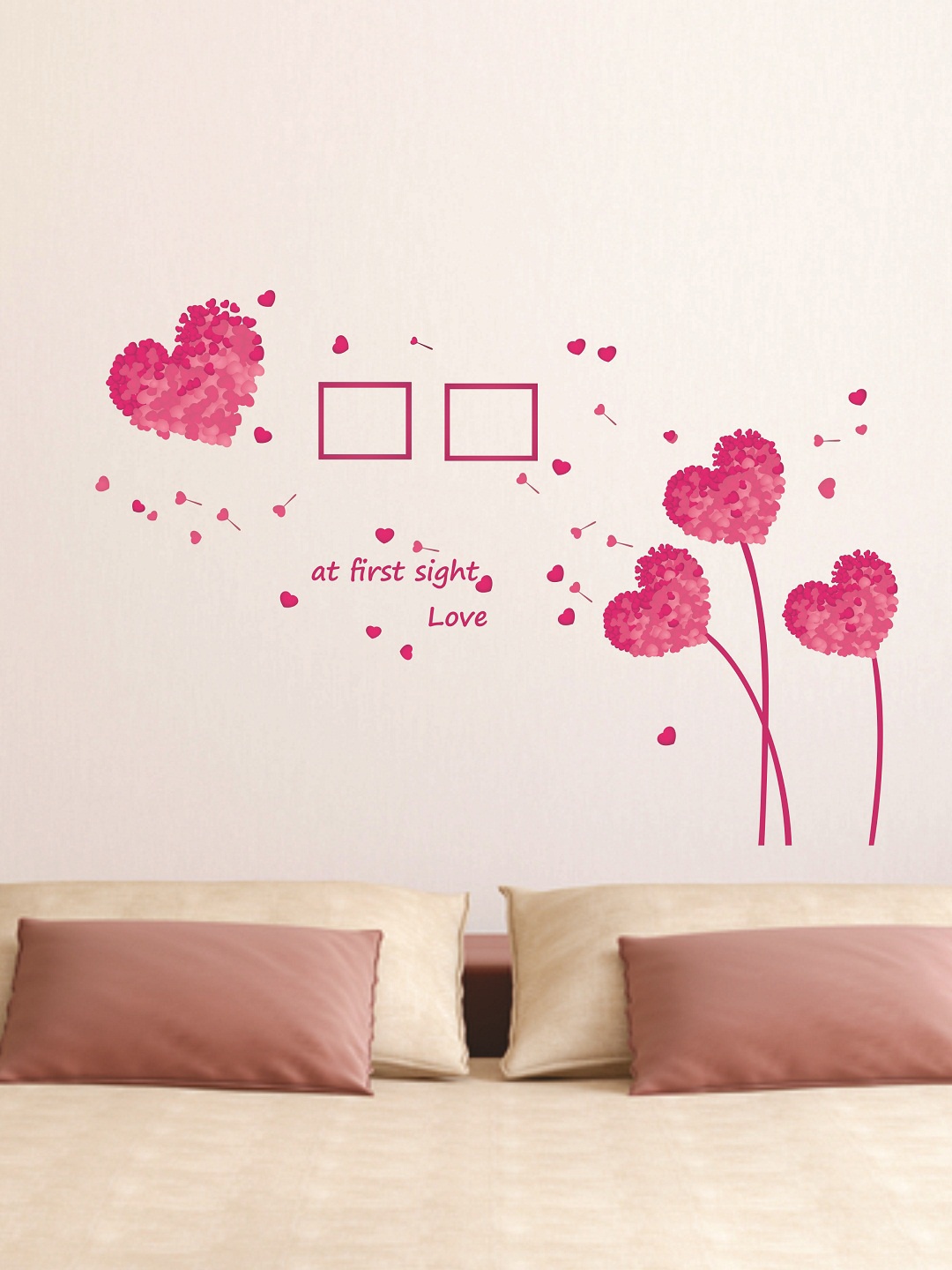 

WALLSTICK Pink Love Memories Large Vinyl Wall Sticker