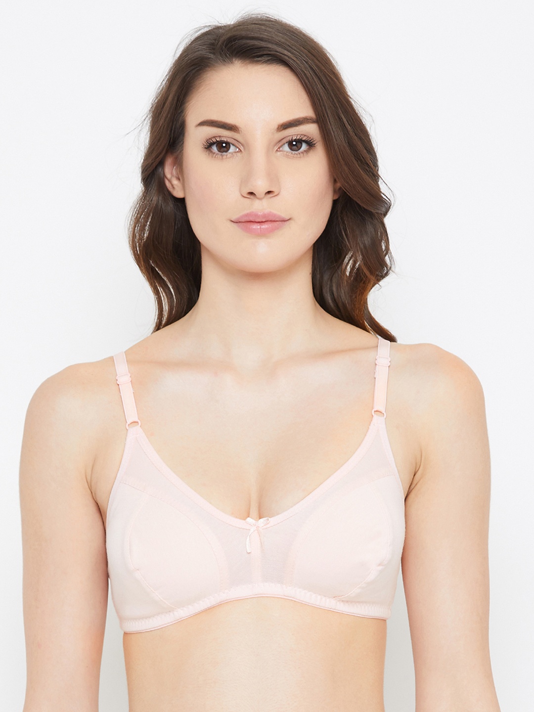 

Clovia Baby Pink Solid Non-Wired Non Padded Everyday Bra BR0925L2232B
