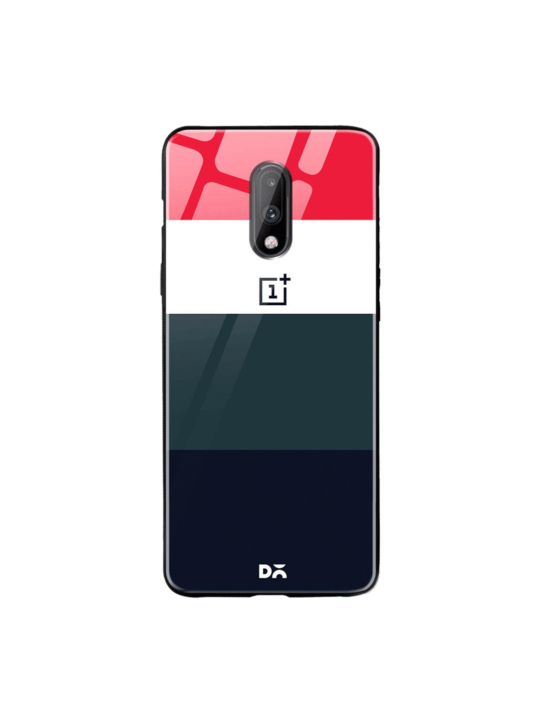 

DailyObjects Blue & Green Deep Quad OnePlus 7 Glass Case