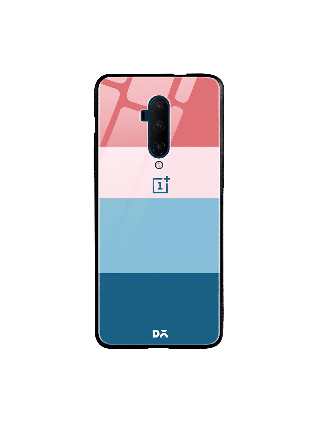

DailyObjects Blue & Pink Candy Quad OnePlus 7T Pro Glass Cover