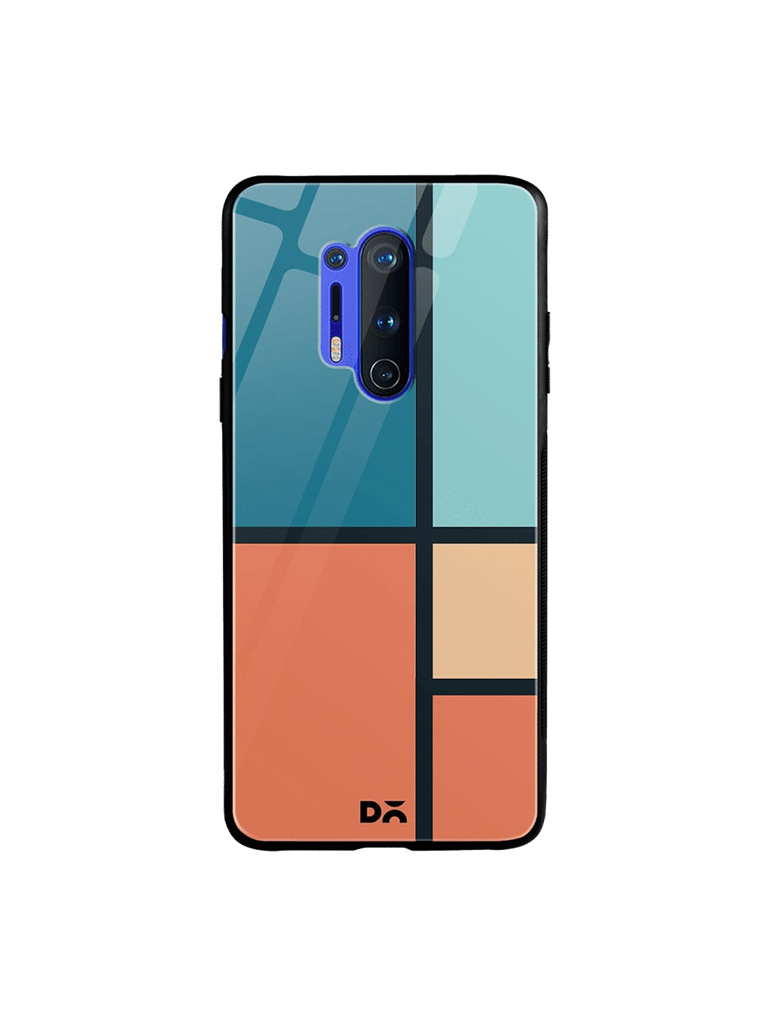 

DailyObjects Blue & Peach-Coloured Window OnePlus 8 Pro Glass Case