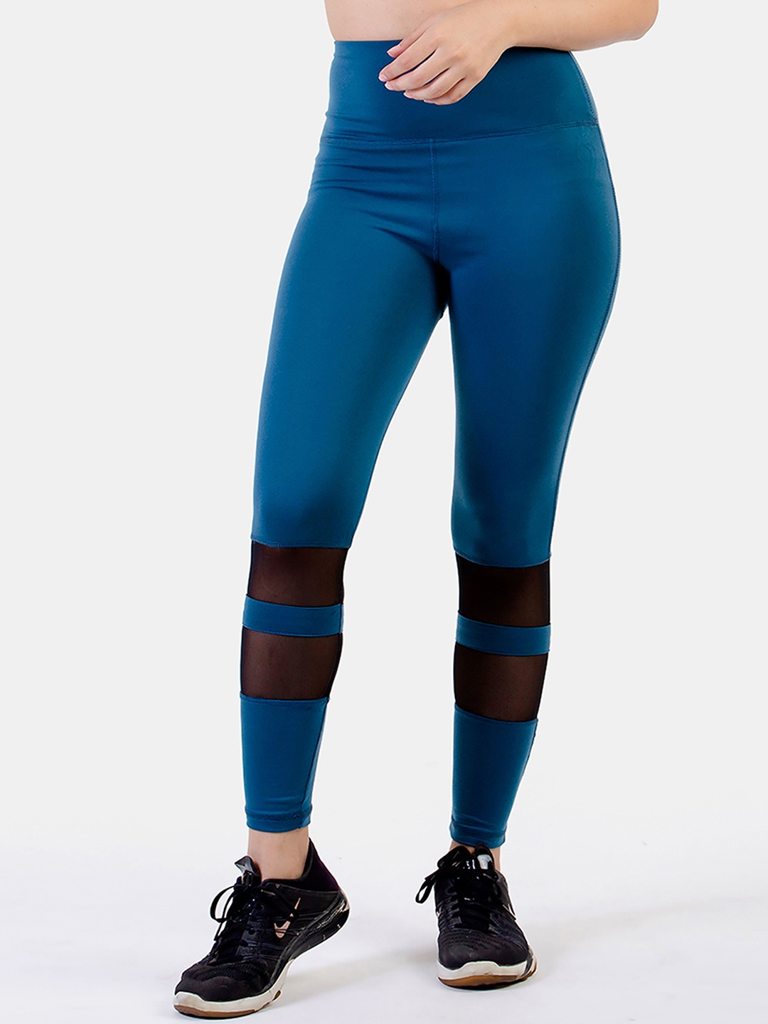 

Skyria Women Teal Solid Leggings