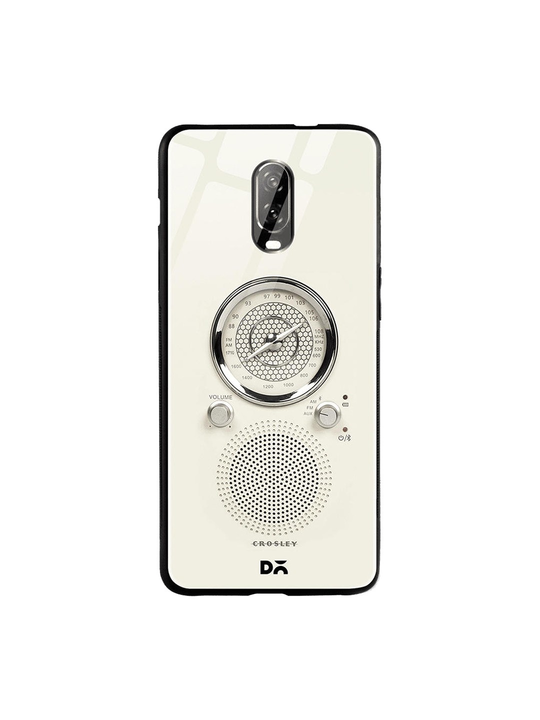 

DailyObjects Cream & Black Crosly Radio OnePlus 6T Glass Mobile Case