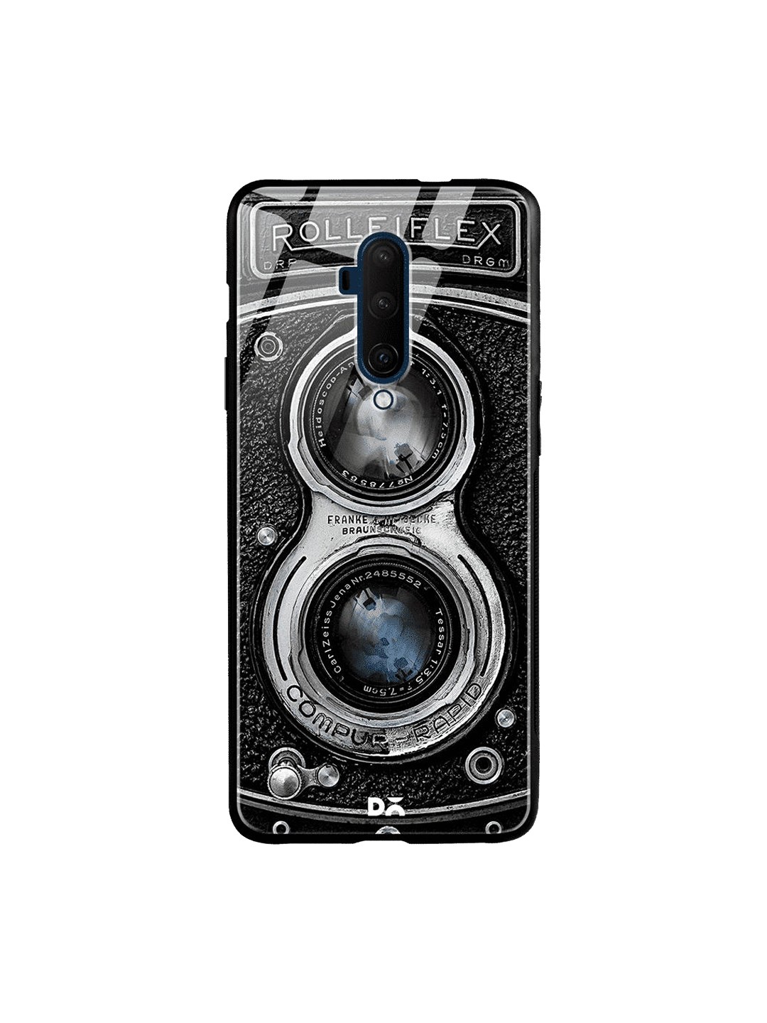 

DailyObjects Black & Grey Flex Camera OnePlus 7 Pro Glass Case
