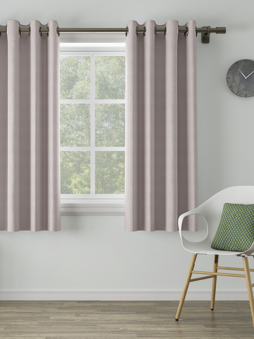 

DDecor White Single Window Curtain