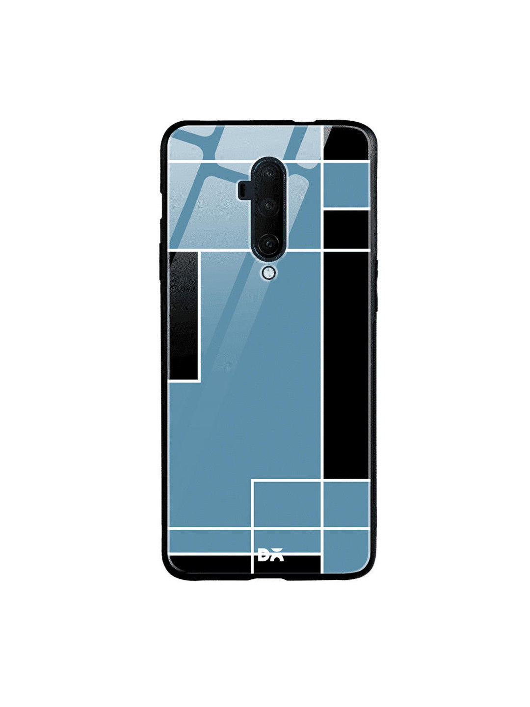

DailyObjects Blue & Black Blueberry Blocks OnePlus 7 Pro Glass Case