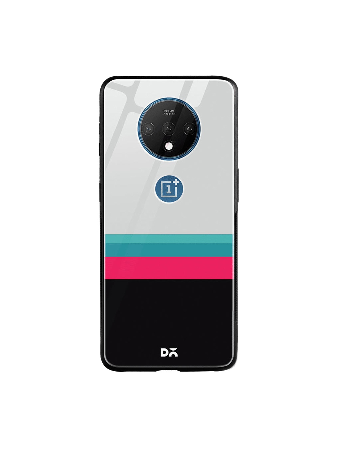 

DailyObjects Black & White OnePlus 7T Glass Cover