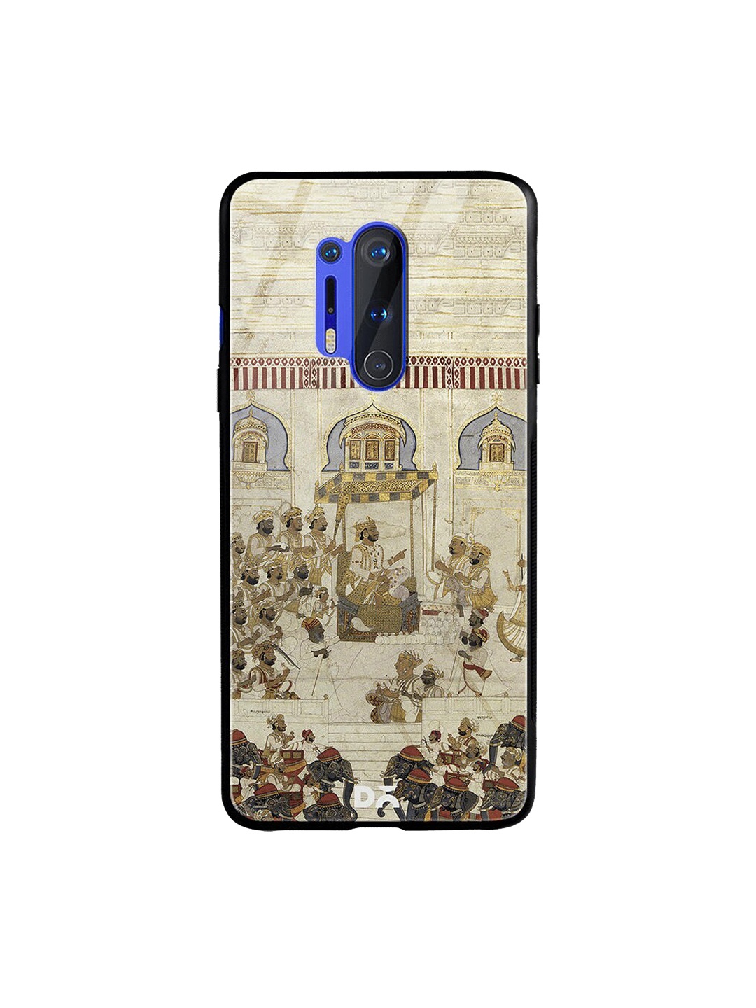 

DailyObjects Grey & Beige Royal Decree OnePlus 8 Pro Glass Case