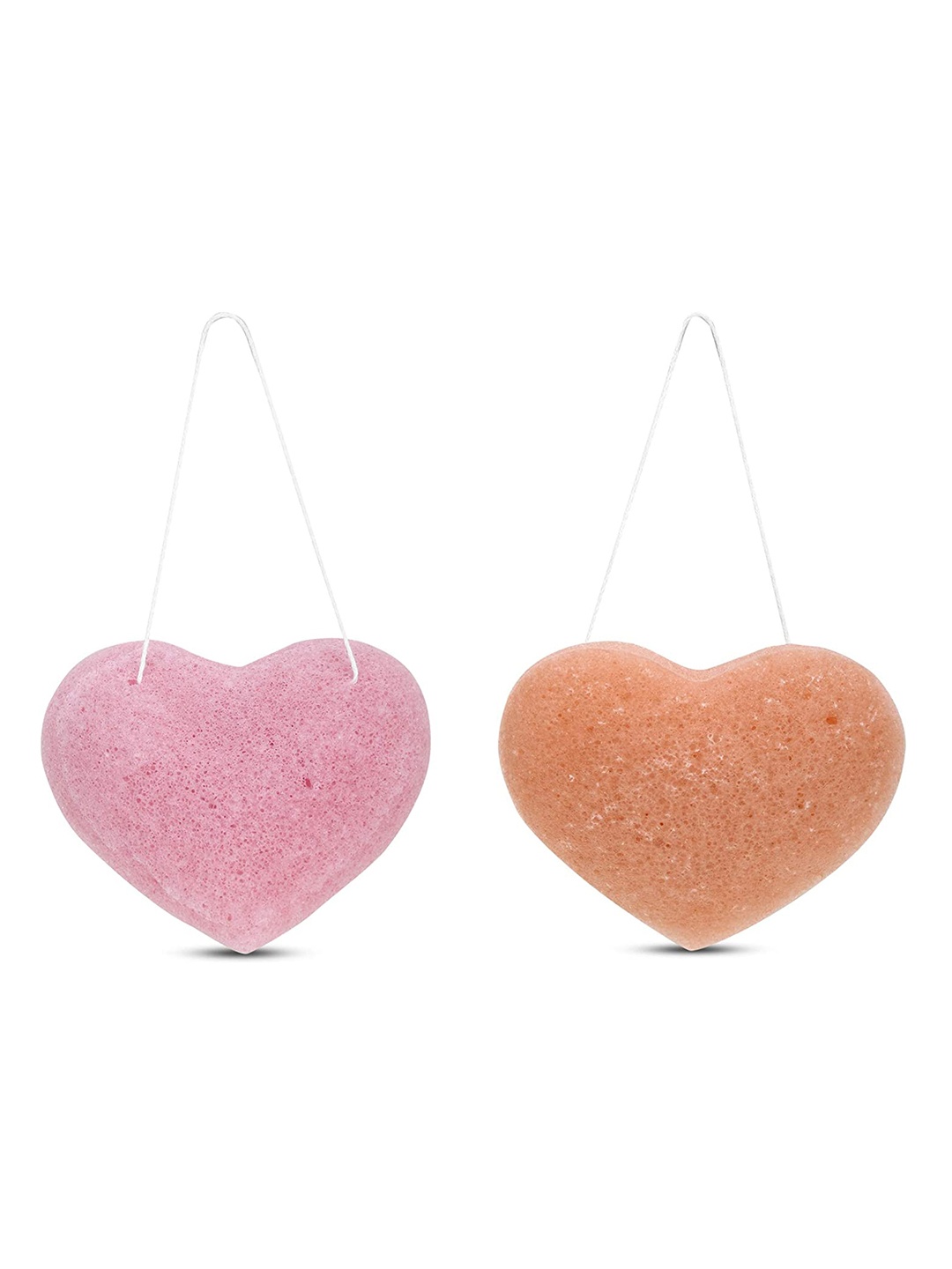 Beaute Secrets Multicoloured Set Of 2 Face Cleansing Facial Sponge, Multi