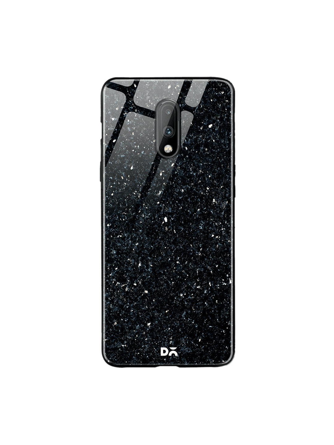 

DailyObjects Black Starry Sky OnePlus 7 Glass Case