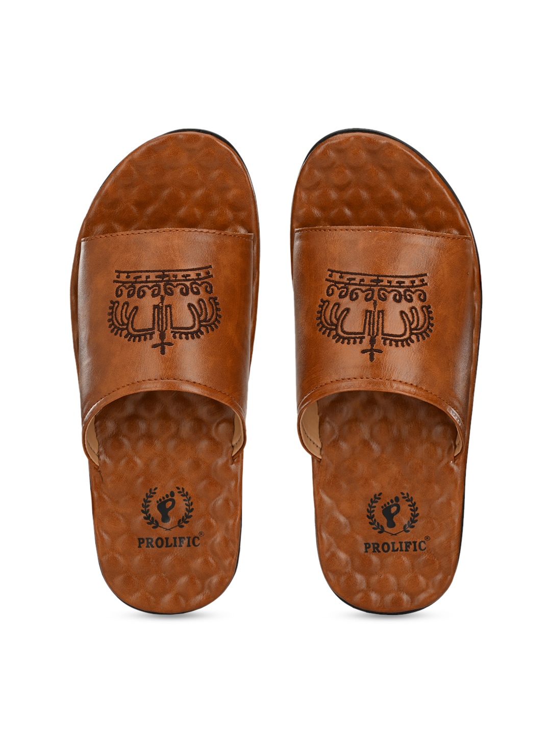 

Prolific Men Tan Brown Comfort Sandals