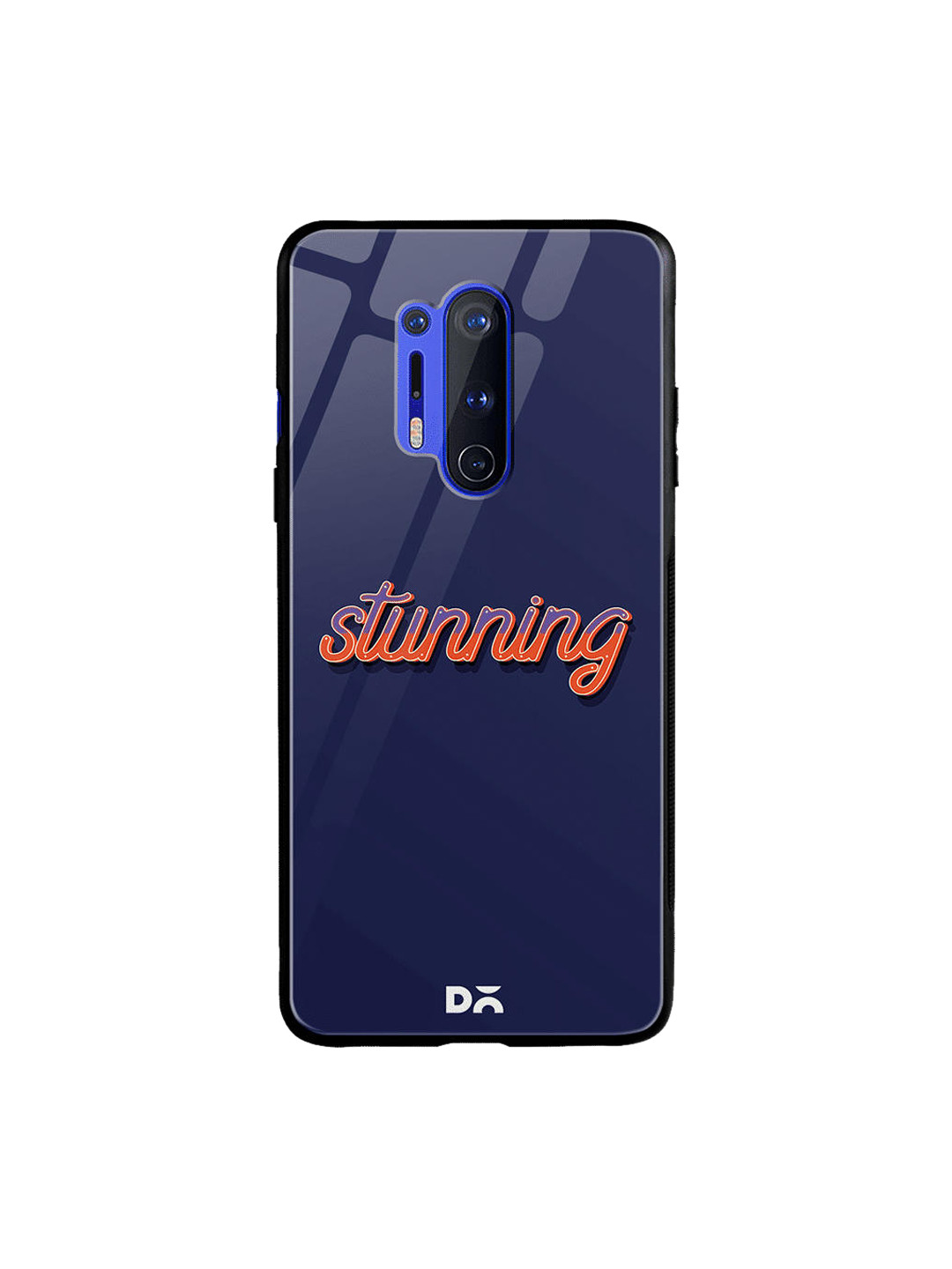 

DailyObjects Blue & Red Stunning Blue OnePlus 8 Pro Glass Case
