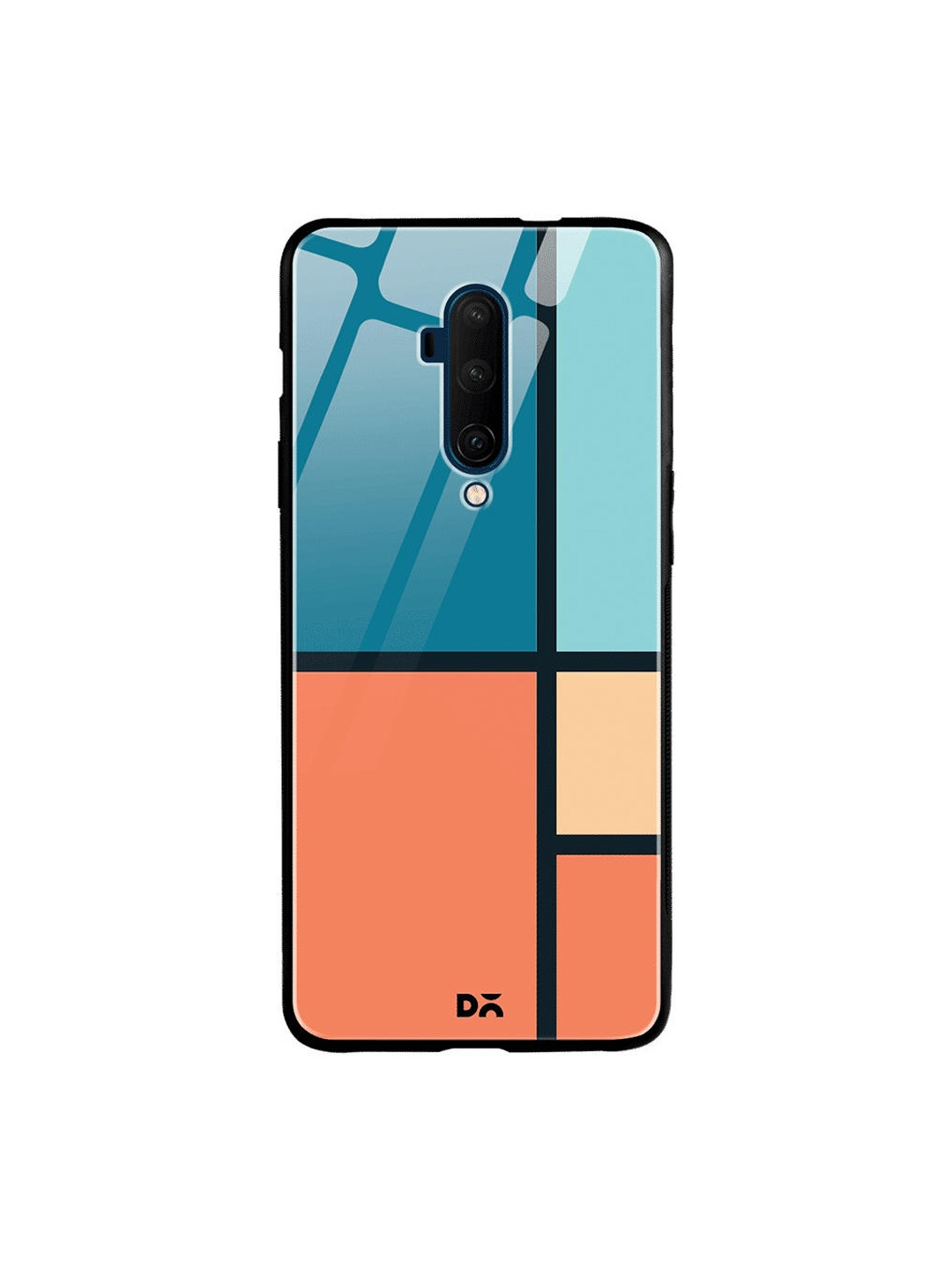

DailyObjects Blue & Orange Window OnePlus 7T Pro Glass Cover