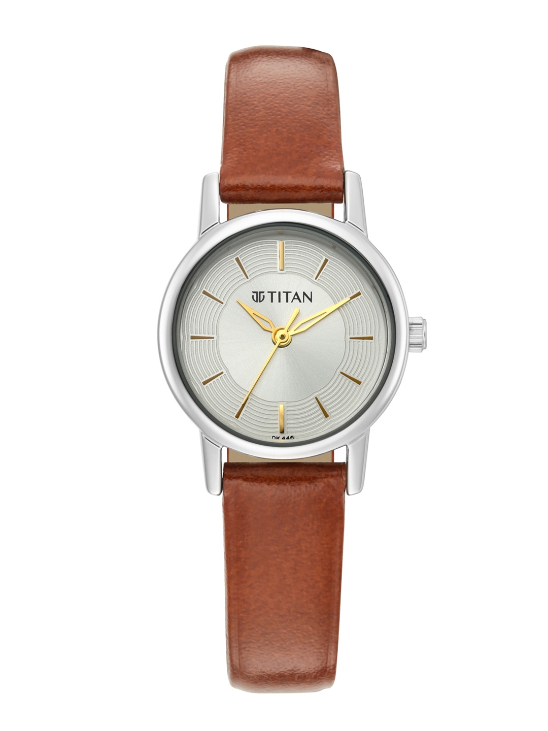 

Titan Women Silver & Brown Analogue Watch 2593SL04