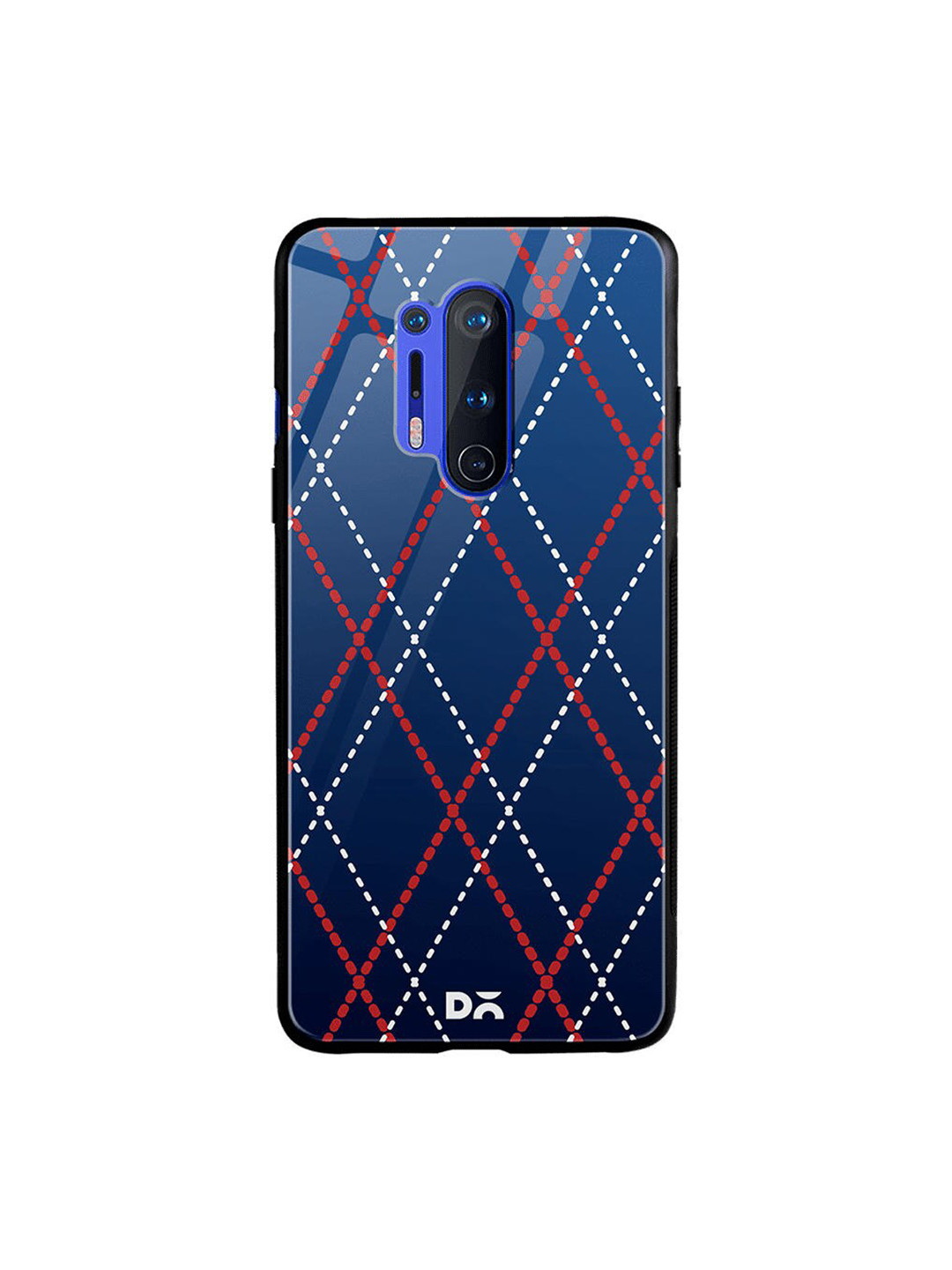 

DailyObjects Blue & Red Nightfall Diamond Rope OnePlus 8 Pro Glass Case