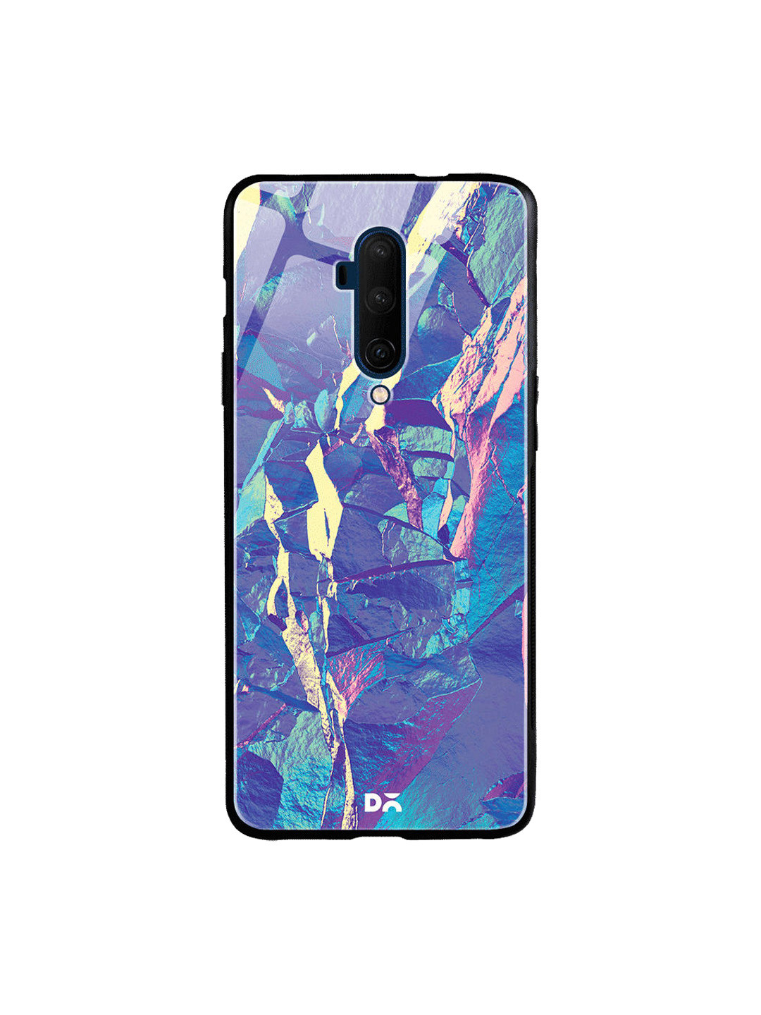 

DailyObjects Blue & Pink Iceberg Holo Satin OnePlus 7 Glass Case