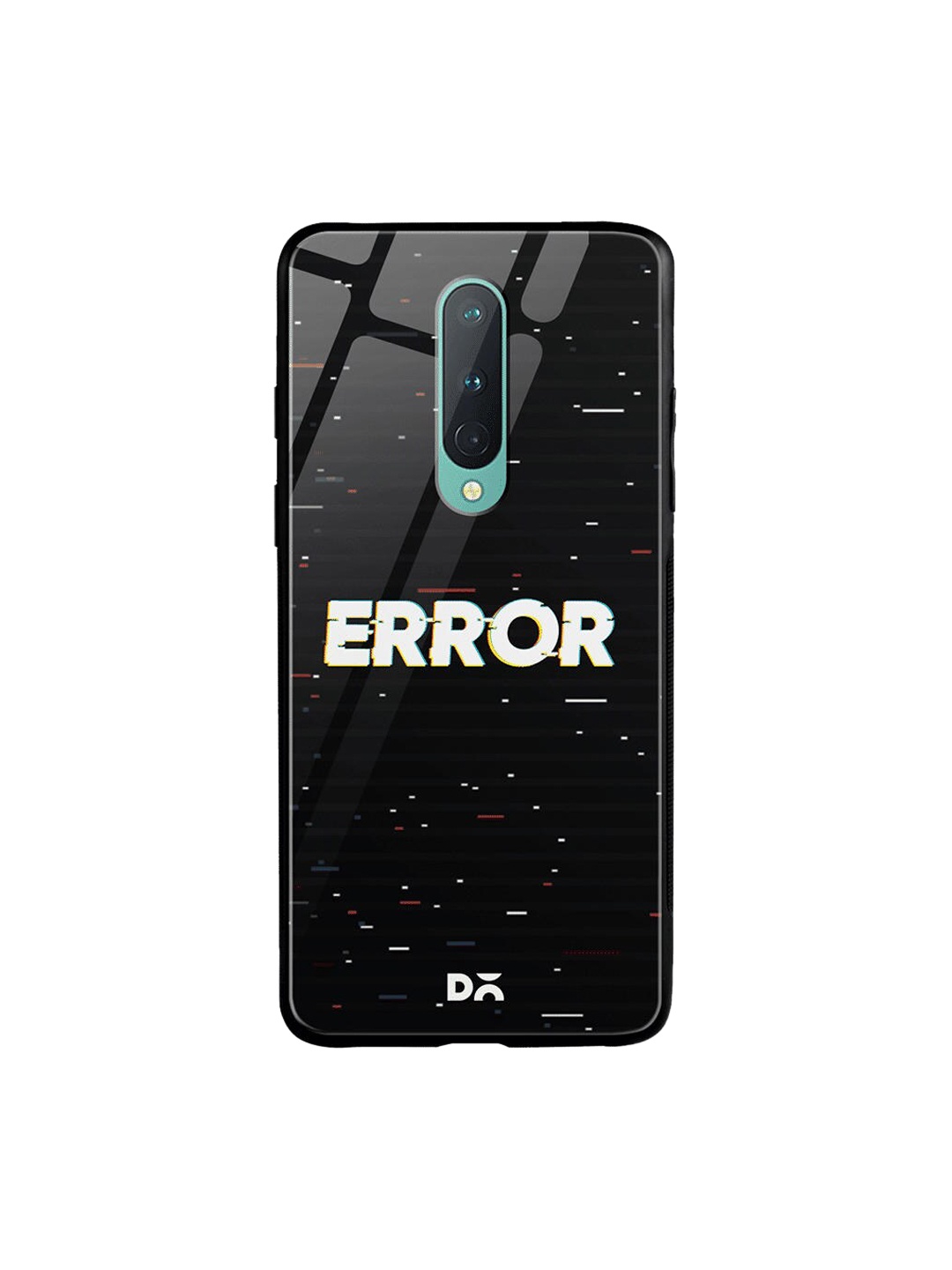 

DailyObjects Black & White System Error OnePlus 8 Glass Case